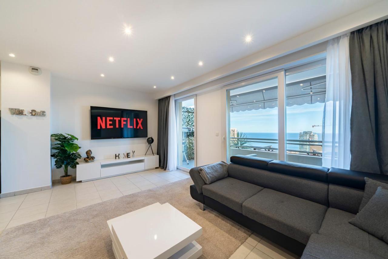 Frontiere Monaco, Terrasse, Vue Mer, Parking - Ab Beausoleil Ngoại thất bức ảnh